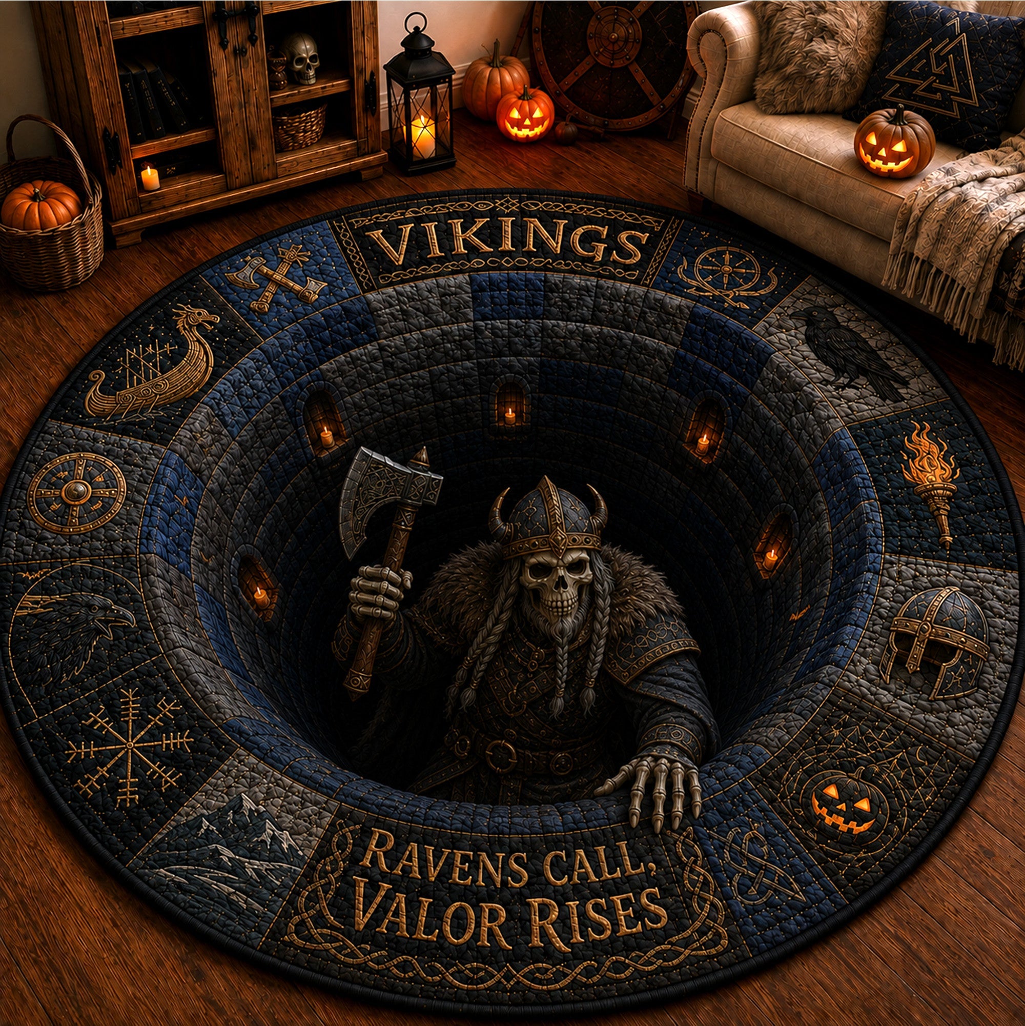 VKG Quilted Round Mat HQH