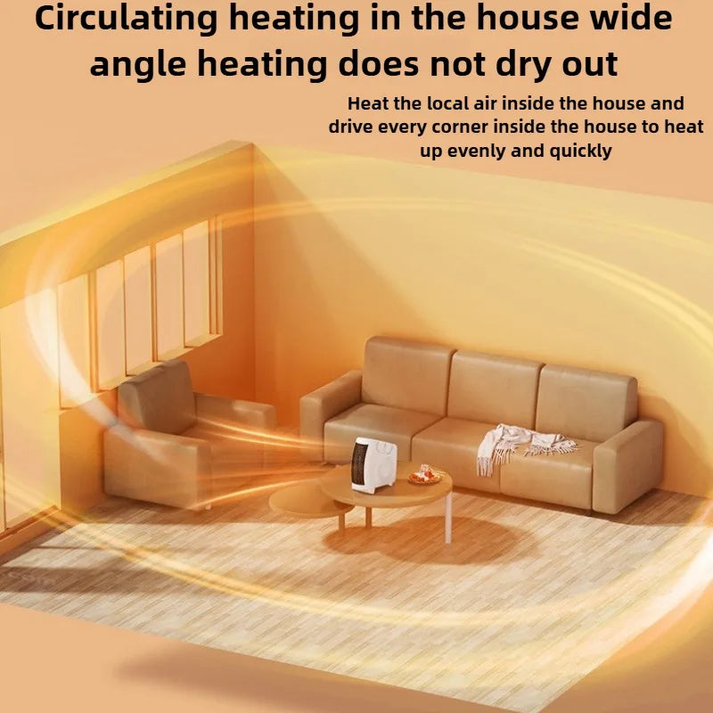 Winter Heater Home Portable High-power Fast Heating Electric Heater Three-dimensional Safe Energy-saving Silent Electric Heater