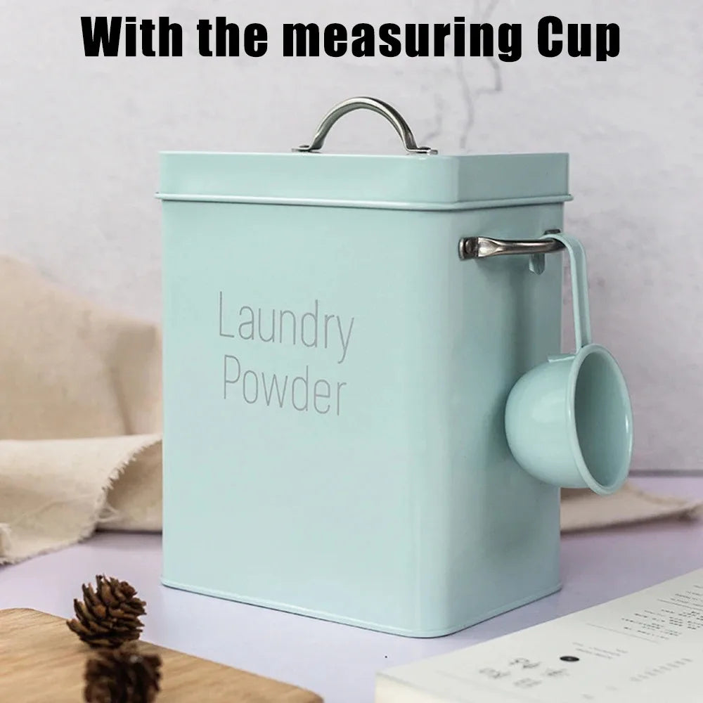 Snack Container Washing Powder Barrel Grain Storage Case 3KG  Household Laundry Detergent Storage Box Snack Container case