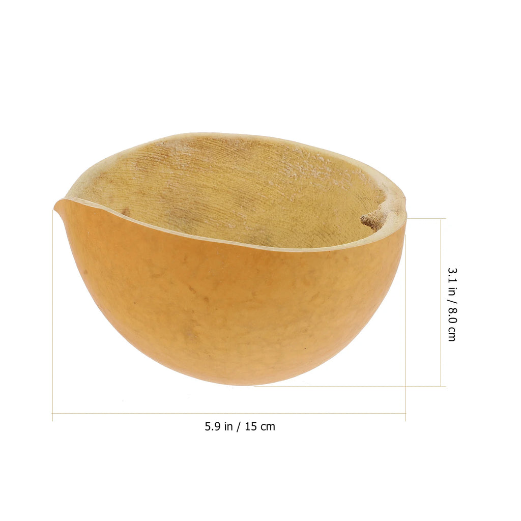 1Pcs Traditional Natural Gourd Water Tool Functional Large Scoop for Kitchen Watering and Washing Vegetables Kitchen Water Scoop