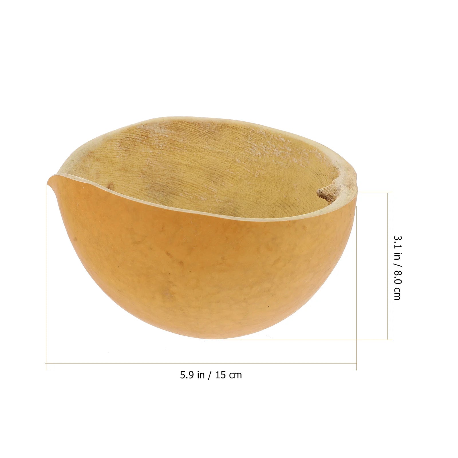 1Pcs Traditional Natural Gourd Water Tool Functional Large Scoop for Kitchen Watering and Washing Vegetables Kitchen Water Scoop